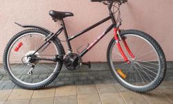 Selling a Velo Sport Mountain bike, Brakes and Gears work properly. There is rust in some areas. The seat is very comfortable. Attached pictures are of the actual bike. So please have a good look at them first. For the price it is a good deal. Price is