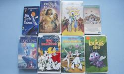 Used VHS movies for children: $2 each or make an offer. Charlotte's Web, The Prince of Egypt, The Wizard of Oz, The Little Prince, Lion King, Mary Poppins, Bug's Life, 101 Dalmatians. please call 306 249-2003 or text 306 260-3475 -Thanks!