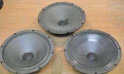 Three available
8 ohm
$40 each or $100 for all three
1974 or '75 vintage
Good instrument speaker
Excellent working condition
See sellers list for more vintage electronics including more speakers.
No calls before 6pm on weekdays please. Thanks.