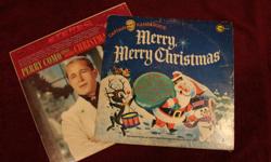 These two Christmas albums are as rare as they are polar opposites from each other in genre
You can collect them both for $15.00
Captain Kangaroo's Merry Merry Christmas 33 1/3, Golden Records
Jacket fair condition
Record a light scratch or two
Perry Como