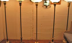 Vintage Torchiere floor lamps available at General Salvage Ltd. Come by 3108 Jacklin rd if interested. We are open Tuesday-Saturday.