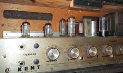 1960's Kent tube amp head. Amp has been professionally rebuilt with a Marshall 18 watt bluesbreaker circuit. Handwired point to point, amp has new caps, tube sockets, resistors and grounded power cord. All tubes are vintage old stock and test as new. This