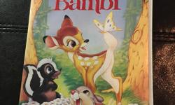 Walt Disney Classic Bambi VHS movie. $20.