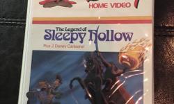 Walt Disney Home Video The Legend of Sleepy Hollow plus 2 Disney cartoons VHS movie. $20.