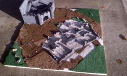 Large playing board all hand made and very practical for warhammer. Plus few other accessories and colouring etc.