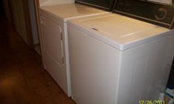 Roper heavy duty extra large capacity good condition washer & dryer. Asking $120.00  pair Call 250-547-9093 Lumby