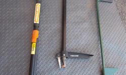D Ring handle Fiskars weed puller $25)))))SOLD OUT (((((((
Straight handle Fiskars weed pupper $20 Available
Green weed puller $15 Available
We are located in Orleans. See our list of other items for sale. First come, first served.