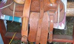 Beautiful Pony Saddle in Excellent Condition.
Comes with rear cinch.
12" seat
 
Saddle Blanket, also in Excellent Condition.
 
(used only a few times)
 
Studded Pony Bridle.
 
 
Email or call Janice at 767-7955