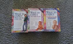 3 Books
What to Expect When You're Expecting
What to Expect the First Years
What to Expect the Toddler Years
$15 each of $35 for all 3
As pictured
Please e-mail or phone 545-4570 if interested