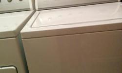 Washer and dryer. These are the Whirlpool Ultimate II Imperial Series matching machines and both work well. We are upgrading and changing dÃ©cor. No dings or scratches. These units are in regular use so pickup will be at the time our new machines arrive.