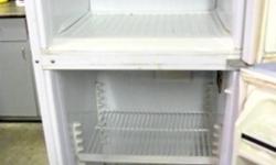 White 2-Door Refrigerator - Item#5638 
Width  Depth  Height 
23.5 30 57.5 (in.) 59.69 76.2 146.05 (cm)
Item#:5638
***********************
You can check if items have been sold or still available by inputting
the item number into our website search