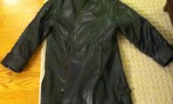 Ladies Leather Look Sequence Winter Coat
Size - XL (18-20)
Hardly ever worn, GREAT CONDITION