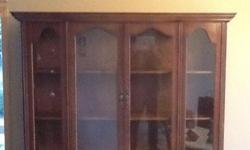 This beautiful wooden hutch would be a great addition for extra
storage space for dishes books or special items.( will require a base to sit upon) In excellent condition.
Height 41 inches
Width 53 inches
Deep 12 inches