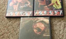 Three wrestling DVDs for $10
Two ring of honor DVDs
One tna wrestling DVD
