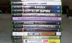 We have 12 x-box games, and 2 controllers. Asking $24 for everything. Please call 519-737-0486. Thanks