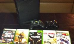Hi there I'm selling a X Box 360 elite it comes with 5 games the two controllers and the box it came in the X Box Is in fantastic condition.
This ad was posted with the Kijiji Classifieds app.