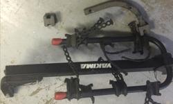 Up for the taking, a Yakima bike rack holds 3 bikes. direct fit for a 2 inch receiver, but included is an adapter so can be used on 1-1/4 receivers. Its about 5 years old and in excellent shape.
225.00 OBO