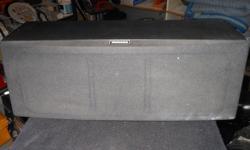 one yamaha center speaker NS-AC141
cover has small wear damage but speaker are in good shape