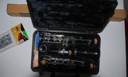 Clarinet- very good condition!  Very nice sound.  Excellent for school band students.  Comes with hard carrying case, cleaning cloth and brush, brand new Hamilton music stand.  $275.00  O.B.O.
Visits: 32