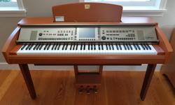 Amazing brand new condition, super clean. Smoke and pet free home, almost not used.
Pick-up only in Highlands, piano is heavy- 82kg.
Same model sells online for $2000US +Tax & delivery.
This Yamaha Clavinova CVP-307 was almost $10k US when it was new and