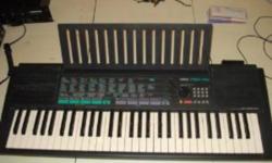 Yamaha PSR-150 Electric Keyboard
-Voice Mode
-Advance Wave Memory
-Dual Voices
-Music Styles
-Bass Chord Hold
-Song Mode
-Drum Pads
Great for home use!!!