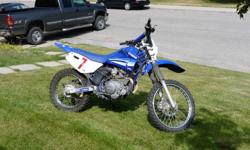 2003 TTR 125 LE
Lots of new parts last year
tires, sprockets, rear fender, battery
carb clean and tune up etc.
Good trail/beginners bike.
(son now has a KX100)