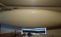 like new yukon clipper canoe.paid 1450 have a boat now and do not use any more. Comes with paddles. comes with pontoons so you can fish easier with kids, also comes with a bracket for an electric outboard.