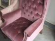 Antique Dusty Rose Chair
