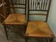 Antique Mahogany Caned Chairs at The Old Attic