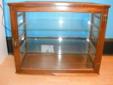 antique small display cabinet