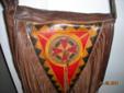 Artisan-crafted SHOULDER BAG brown leather NEW