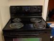 black whirlpool stove oven combo