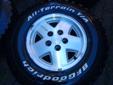 Chevrolet Blazer s10 Rims + Tires 235/75/15