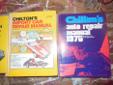 Chilton's and Haynes repair manuals