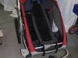 Dbl Chariot with jogging, stroller, and bike attachments & sling
