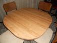 Dinette Table plus 4 chairs