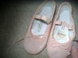 Girl's ballet slippers, tap shoes