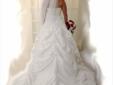 Gorgeous strapless wedding gown, stunning tiara and veil