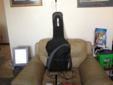guitar case, stand and some other things for a guitar