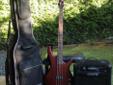 Ibanez Bass Guitar and Amp.