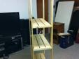Ikea wooden shelving unit