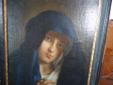MADONNA IN SORROW - SIGNED OIL PAINTING - DATED 1909
