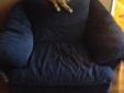 navy blue couch and chair