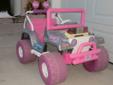 Power Wheels Barbie Jeep