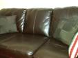 Pure Leather Sofa from Ashley!