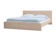 Queen Ikea Malm bed, bookshelf and bookcase