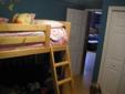 SOLID PINE BUNK BED WITH FUTON
