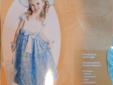 Southern Belle Blue Dressup Costume   NEW