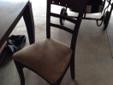 Wood Dining Table and 4 chairs
